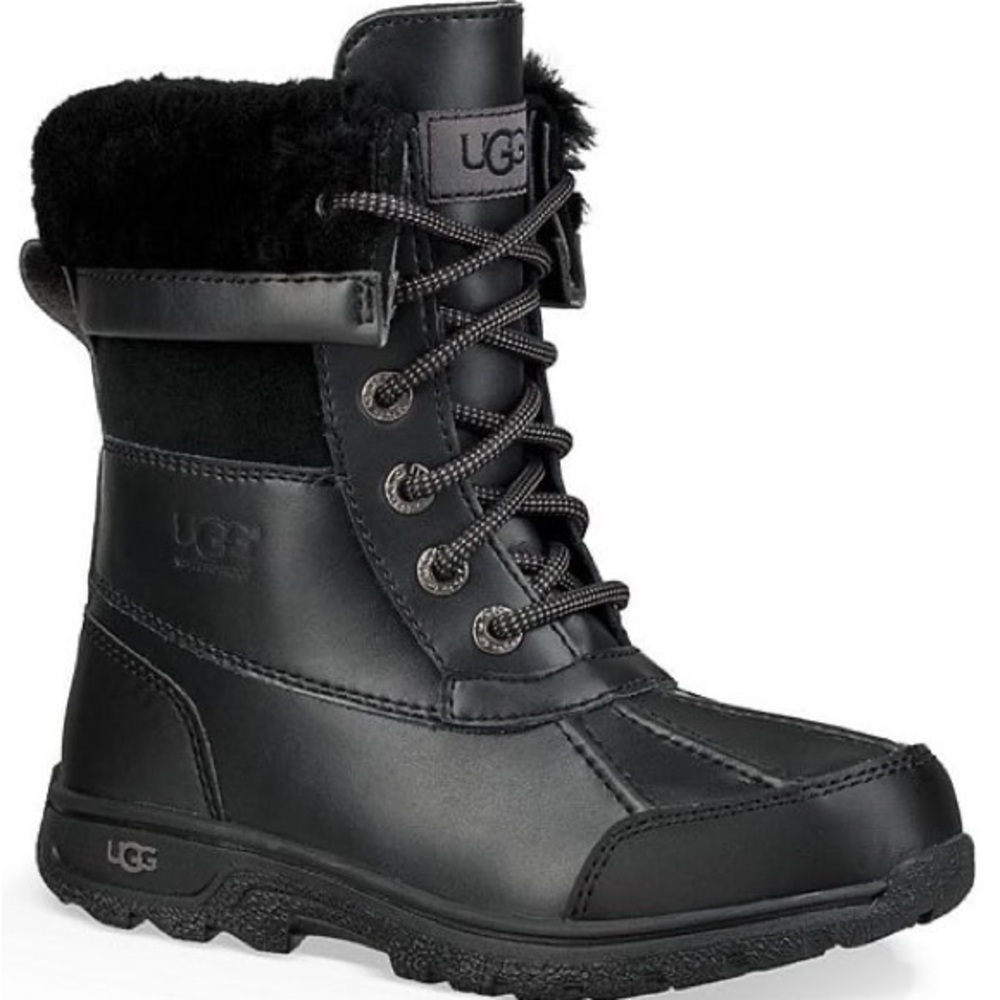 UGG Black Fleece-Lined Boots
UGG Kids Butte II Black Boot